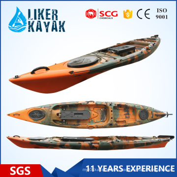 PE Hot Sale 4.3m Length Fishing Kayak Top Liker Kayak Sit on Tops